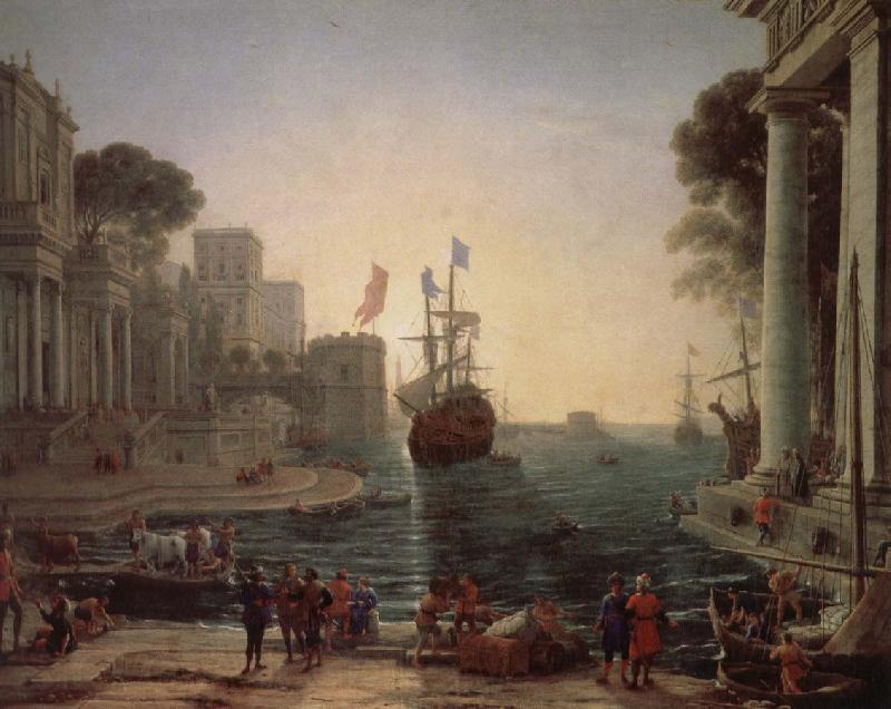 Claude Lorrain Ulysses Kerry race will be the return of her father Dubois France oil painting art